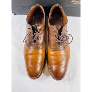 Allen Edmonds Shelton 2.0 Oxford Shoes Men’s 10D Walnut Brown Leather USA